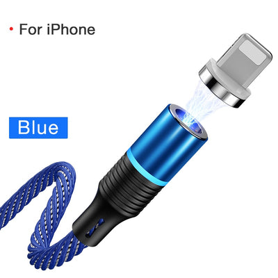 Cafele Newest LED QC3.0 Magnetic USB Cable for iPhone